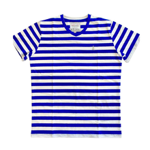 Laden Sie das Bild in den Galerie-Viewer, Ringelshirt Blau-Weiss Merinowolle Unisex