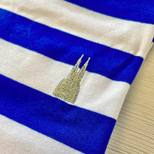 Laden Sie das Bild in den Galerie-Viewer, Ringelshirt Blau-Weiss Merinowolle