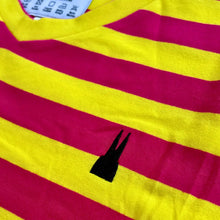 Laden Sie das Bild in den Galerie-Viewer, Ringelshirt Lila Gelb